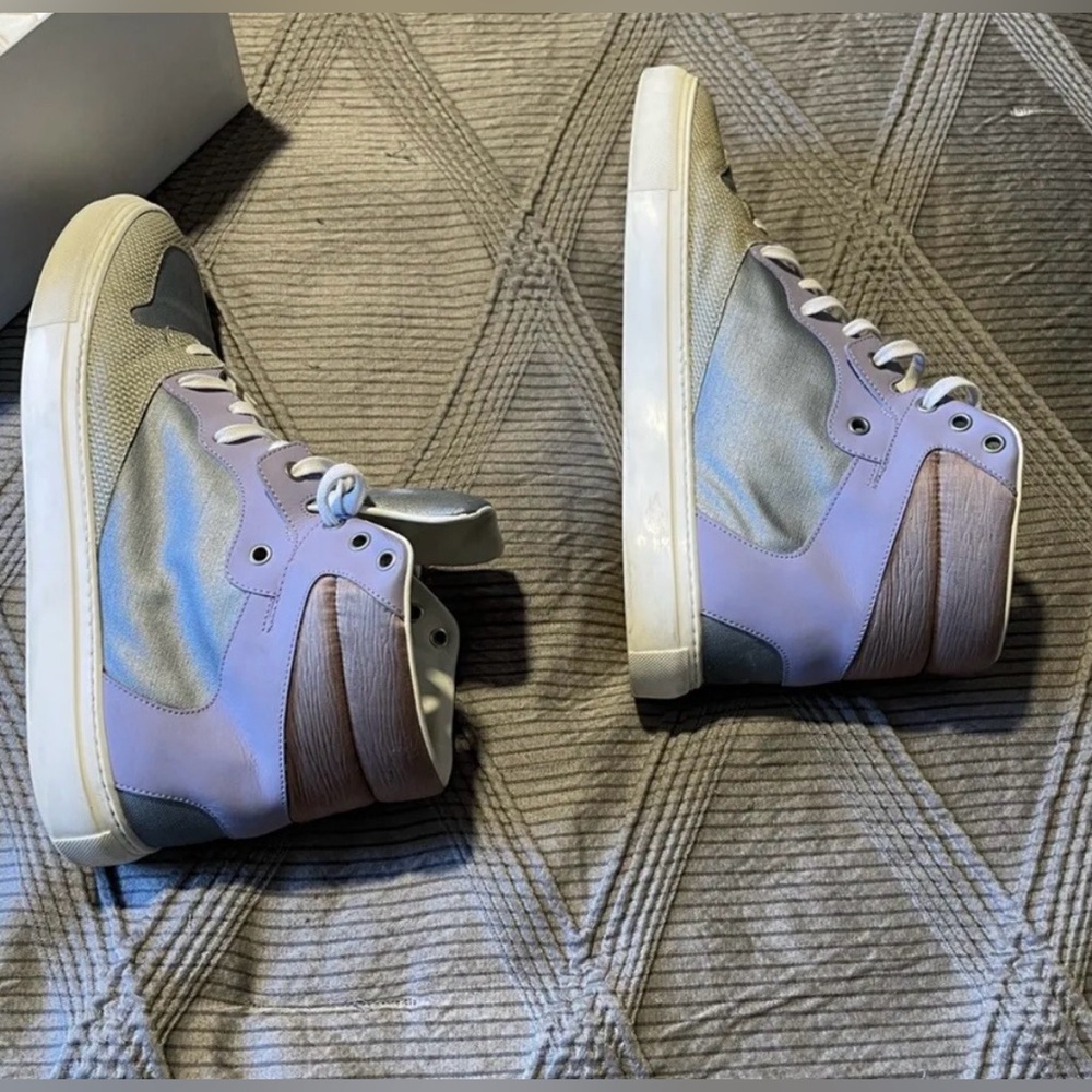 Men’s RARE Balenciaga HI Top Sneakers 44/11 With OG Box - Picture 2 of 8